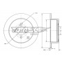 TX 72-06 TOMEX Brakes Гальмівний диск