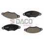 323735 DACO Germany Комплект гальмівних колодок дисковий гальм