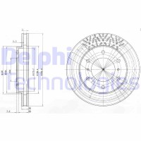 BG3812 DELPHI Гальмівний диск