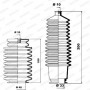 K150107 MOOG Комплект пильника рульове управління