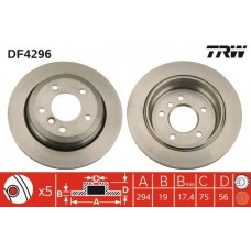 DF4296 TRW Гальмівний диск
