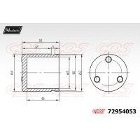 72954053 MAXTECH Поршень корпус скоби гальма