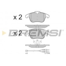 BP3487 BREMSI Комплект гальмівних колодок дисковий гальм
