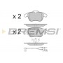BP3487 BREMSI Комплект гальмівних колодок дисковий гальм