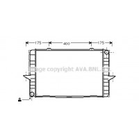 VO2063 AVA QUALITY COOLING Радіатор охолодження двигуна