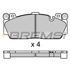 BP3691 BREMSI Комплект гальмівних колодок дисковий гальм
