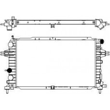 3351-1010 SAKURA Automotive Радіатор охолодження двигуна