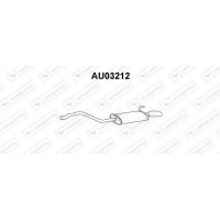 AU03212 VENEPORTE Глушник вихлопних газів кінцевий
