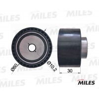 AG02066 MILES Паразитный / Ведущий ролик, Зубчастий ремінь