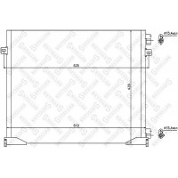 10-45635-SX STELLOX Конденсатор кондиціонера