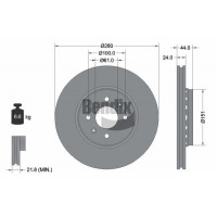 BDS1012 BENDIX Braking Гальмівний диск