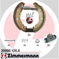 20990.125.4 ZIMMERMANN Комплект гальмівних колодок