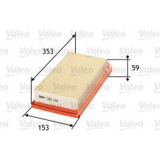 585144 VALEO Повітряний фільтр