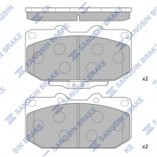 SP4156 Hi-Q Комплект гальмівних колодок дисковий гальм