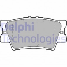 LP2004 DELPHI Комплект гальмівних колодок дисковий гальм