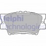 LP2004 DELPHI Комплект гальмівних колодок дисковий гальм