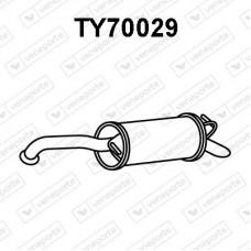 TY70029 VENEPORTE Глушник вихлопних газів кінцевий