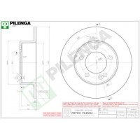 5783 PILENGA Гальмівний диск