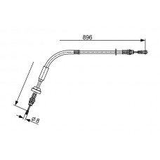 1 987 482 543 BOSCH Тросик, cтояночный тормоз