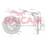 RD00754 RAICAM Гальмівний диск