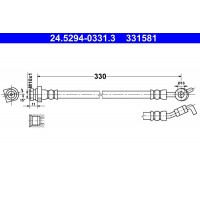 24.5294-0331.3 ATE Гальмівний шланг