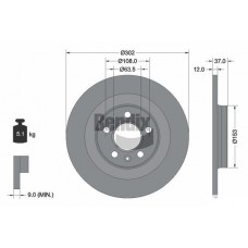 BDS2011 BENDIX Braking Гальмівний диск