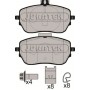 JCP8589 JURATEK Комплект гальмівних колодок дисковий гальм