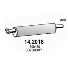 14.2018 ASSO Предглушник вихлопних газів