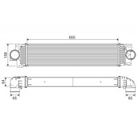 818687 VALEO Интеркулер
