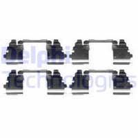 LX0572 DELPHI Комплектуючі колодки дискового гальма
