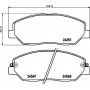 8DB 355 012-371 HELLA Комплект гальмівних колодок, дискове гальмо