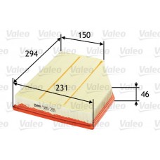 585281 VALEO Повітряний фільтр