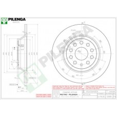 5888 PILENGA Гальмівний диск