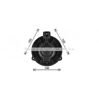 KA8313 AVA QUALITY COOLING Вентилятор салону