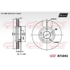 871041 MAXTECH Гальмівний диск