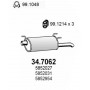 34.7062 ASSO Глушник вихлопних газів кінцевий