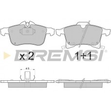 BP3093 BREMSI Комплект гальмівних колодок дисковий гальм