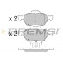 BP3264 BREMSI КомплеК т гальмівних колодок, дискове гальмо