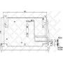 10-45487-SX STELLOX Конденсатор кондиціонера