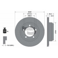 BDS1956 BENDIX Braking Гальмівний диск