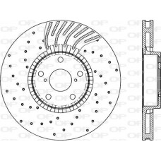 BDRS2284.25 OPEN PARTS Гальмівний диск
