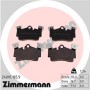 24010.165.9 ZIMMERMANN Комплект гальмівних колодок дисковий гальм