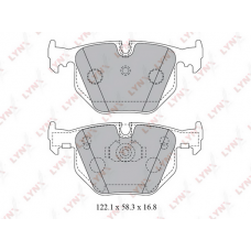 BD-1426 LYNXauto Комплект гальмівних колодок дисковий гальм