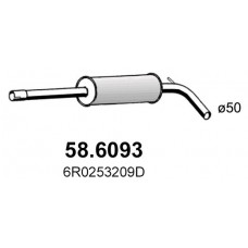 58.6093 ASSO Середній глушник вихлопних газів