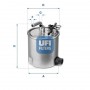55.394.00 UFI Паливний фільтр