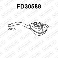 FD30588 VENEPORTE Глушник вихлопних газів кінцевий