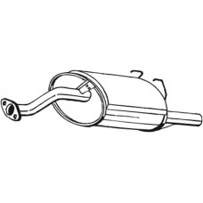 163-049 BOSAL Глушник вихлопних газів кінцевий