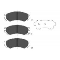 KBP-6555 KAVO PARTS Комплект гальмівних колодок дисковий гальм