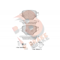 RB2347 R BRAKE Комплект гальмівних колодок дисковий гальм