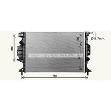 FD2689 AVA QUALITY COOLING Радіатор охолодження двигуна